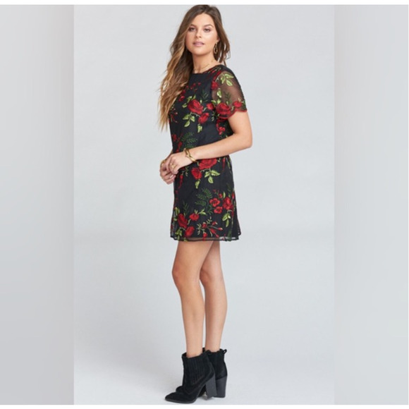 Show Me Your MuMu Black Floral Mini Dress - Picture 8 of 8